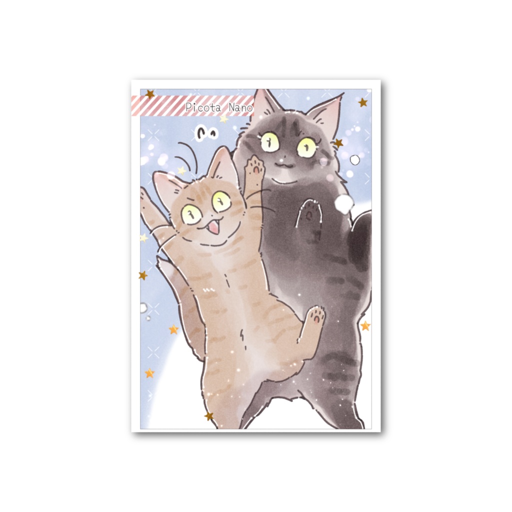 海に行こうよ!!おもいでカード_ぴこたん・なのさん