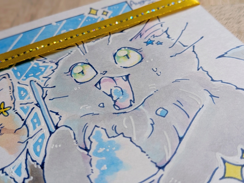 【訳あり】原画|しゃくしゃく ほぁー! かき氷【画像ご確認ください】