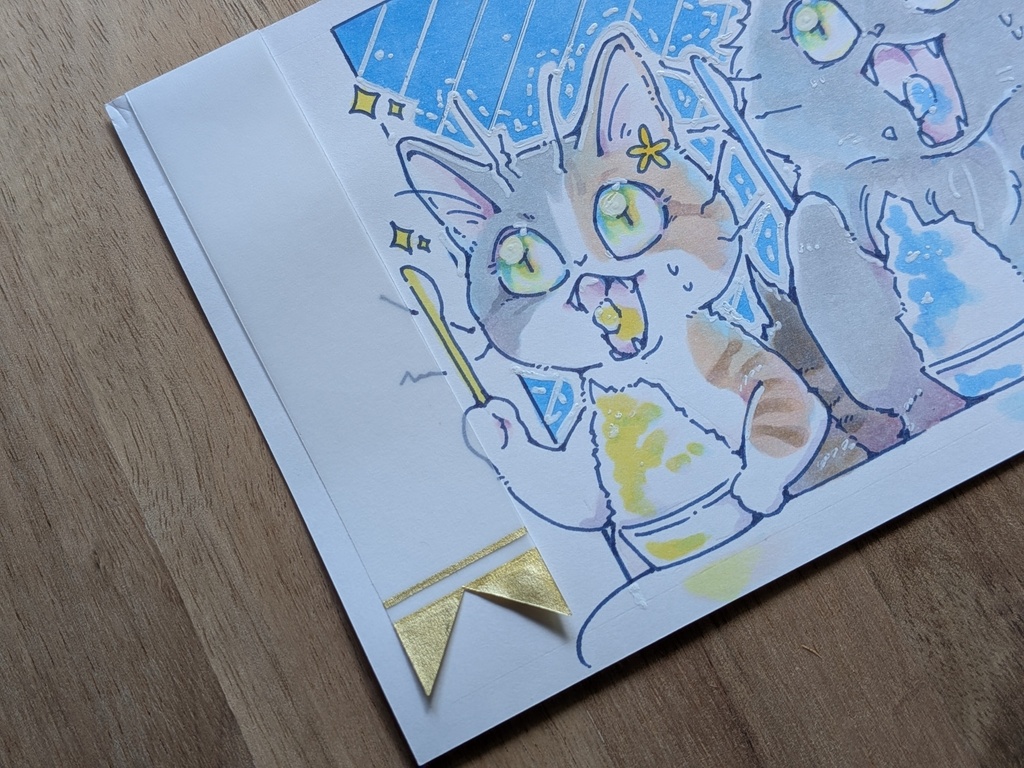 【訳あり】原画|しゃくしゃく ほぁー! かき氷【画像ご確認ください】