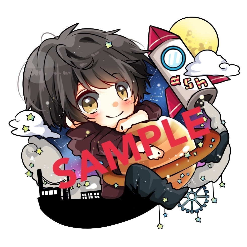 ash(あっしゅ) 超ビッグサイズアクリルキーホルダー