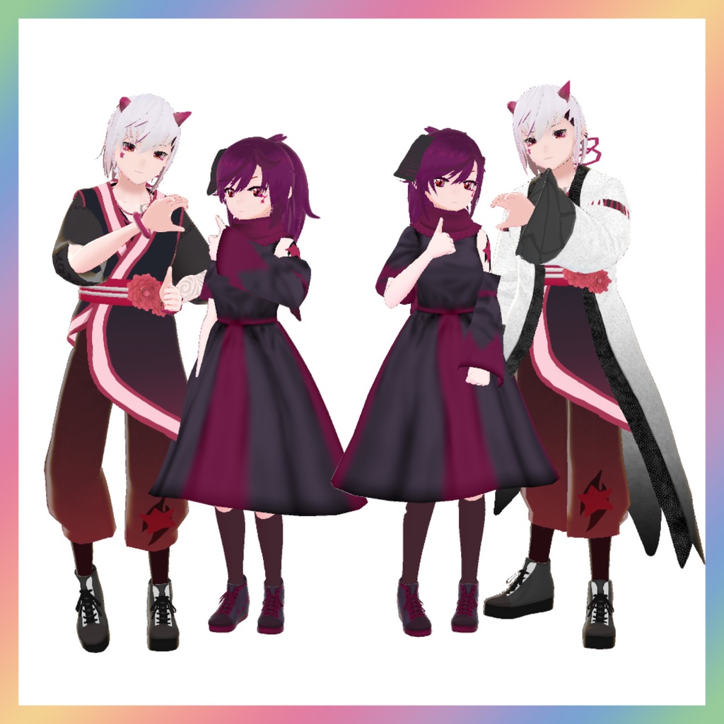 【Vピクポーズ集】オタク風ポーズ