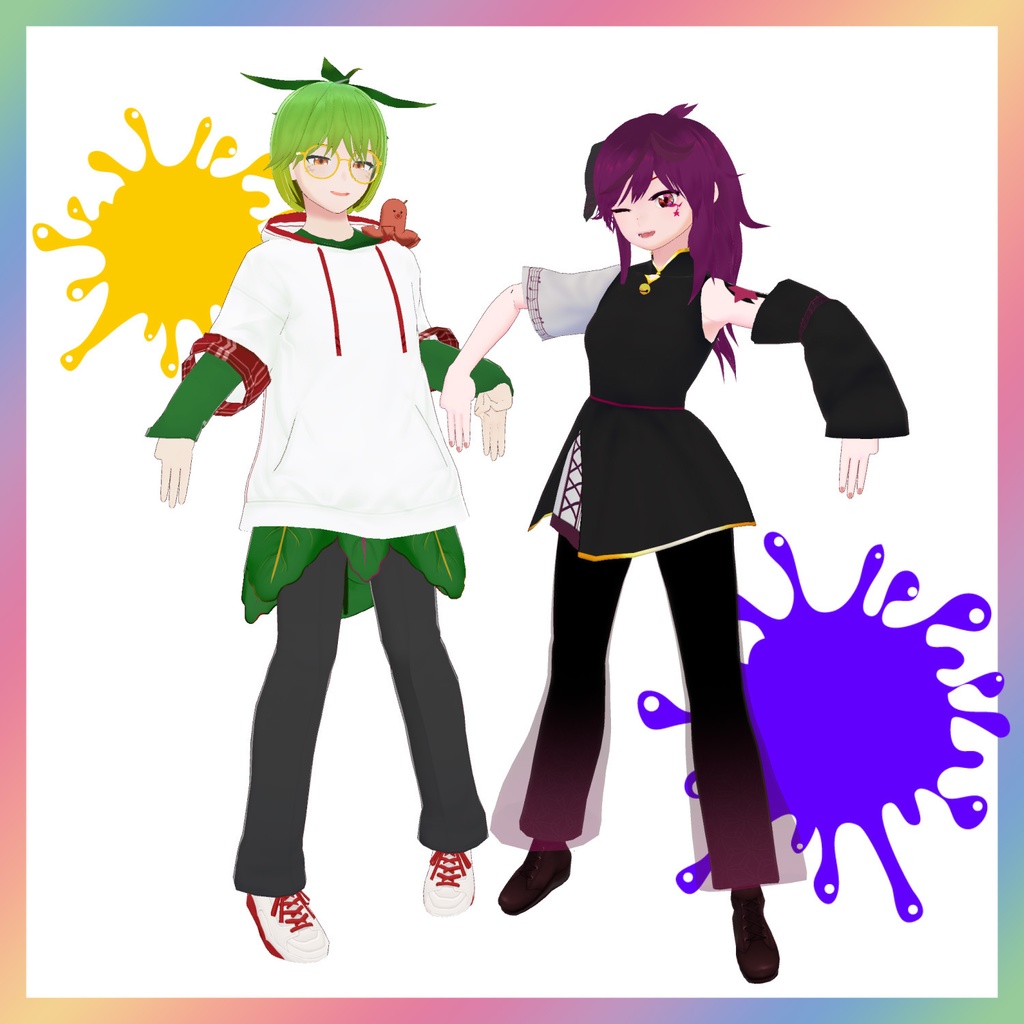 【Vピクポーズ集】イカしたポーズ