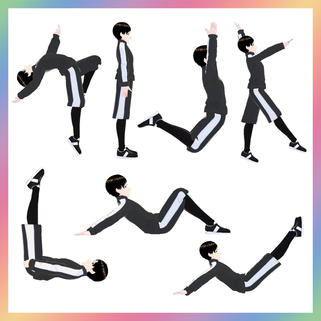 【Vピクポーズ集】ABC