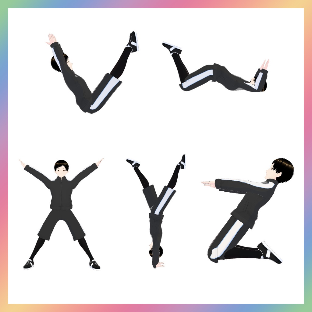 【Vピクポーズ集】ABC