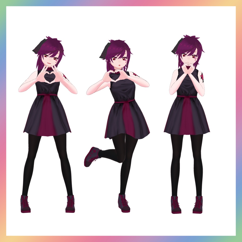 【Vピクポーズ集】ハート