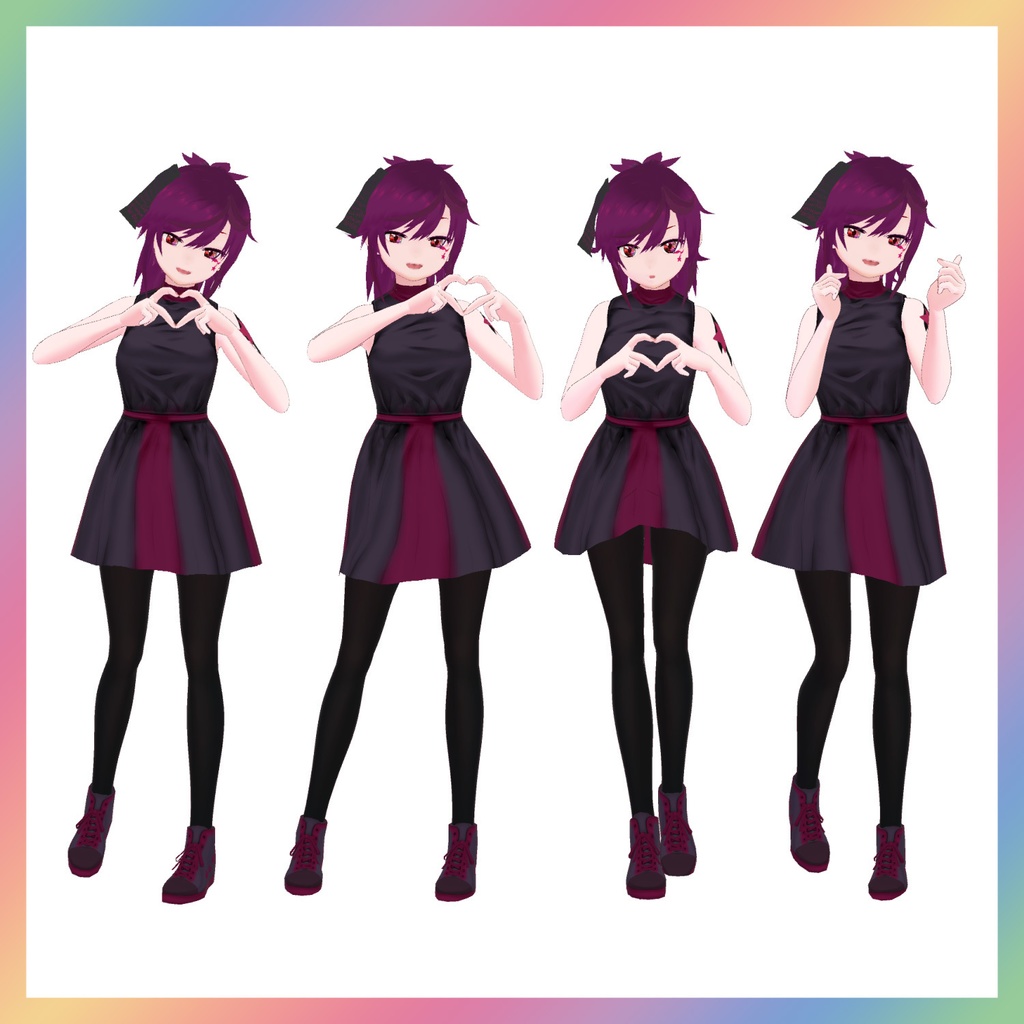 【Vピクポーズ集】ハート