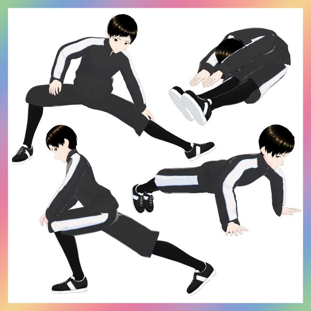 【Vピクポーズ集】運動中