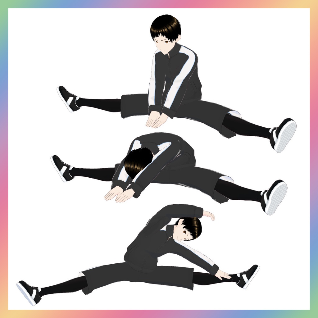 【Vピクポーズ集】運動中