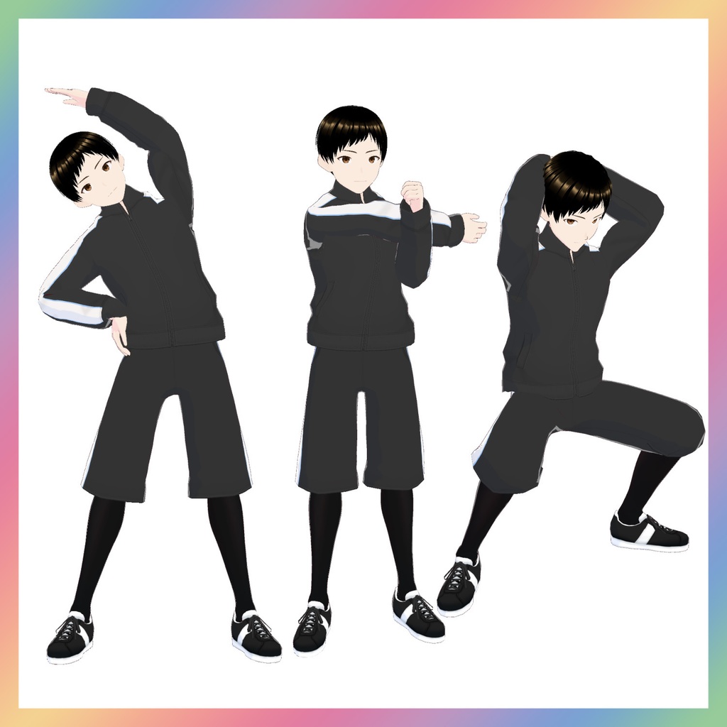 【Vピクポーズ集】運動中