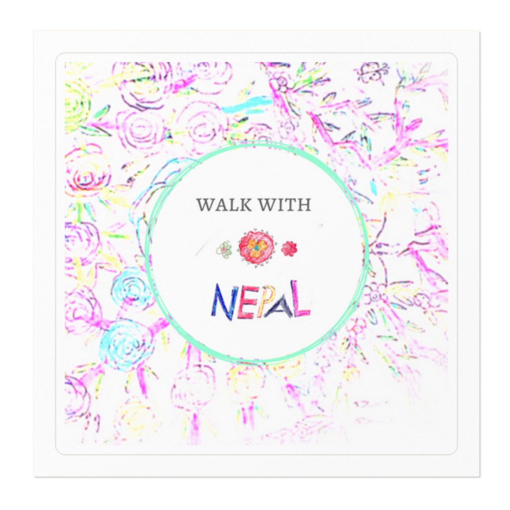 Walk with Nepal 応援ステッカー2