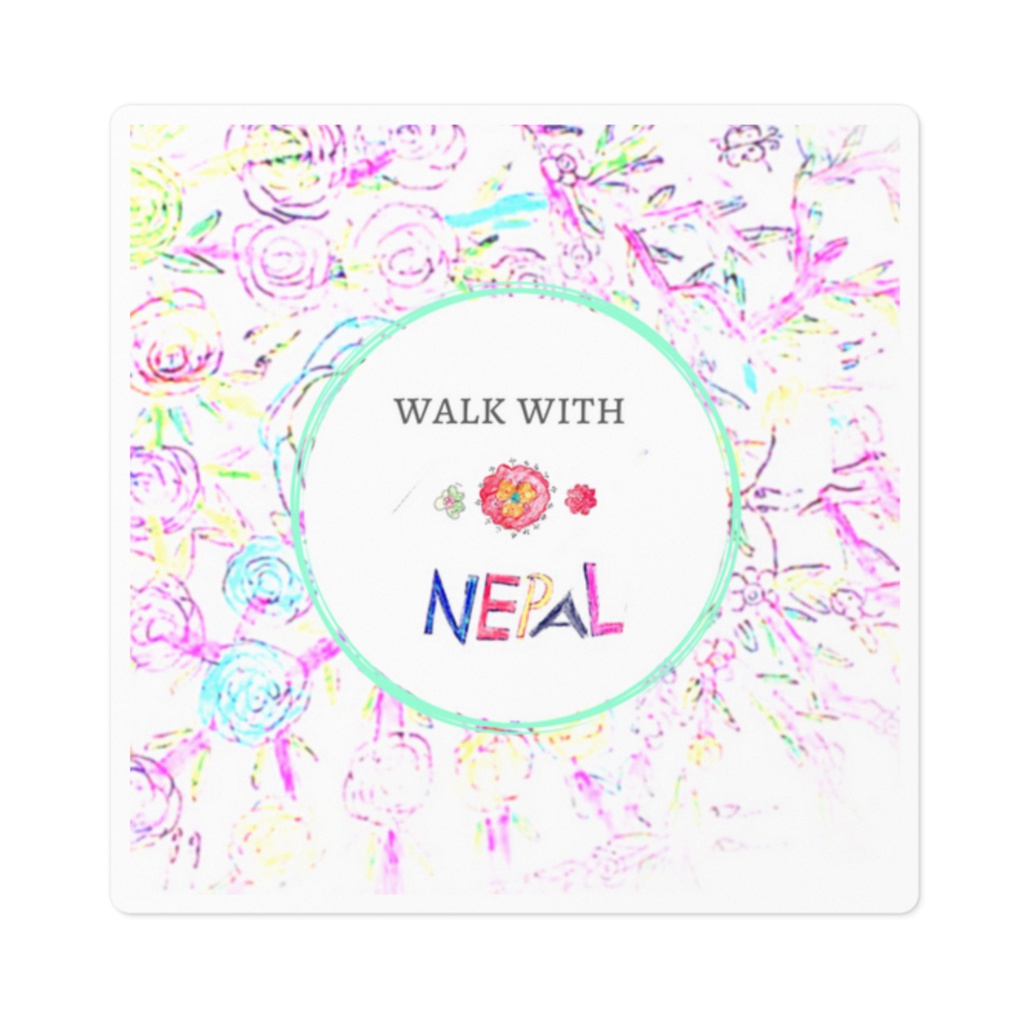 Walk with Nepal 応援ステッカー２