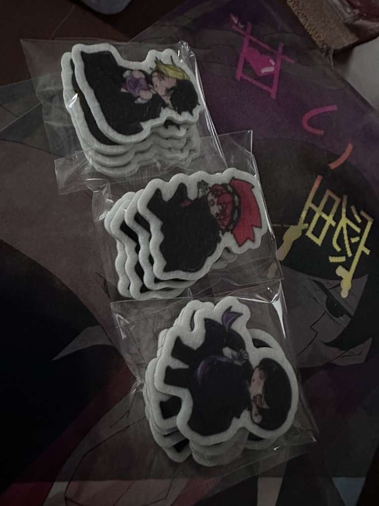 12.15 拳は杖よりも強し配布　フェルトシール