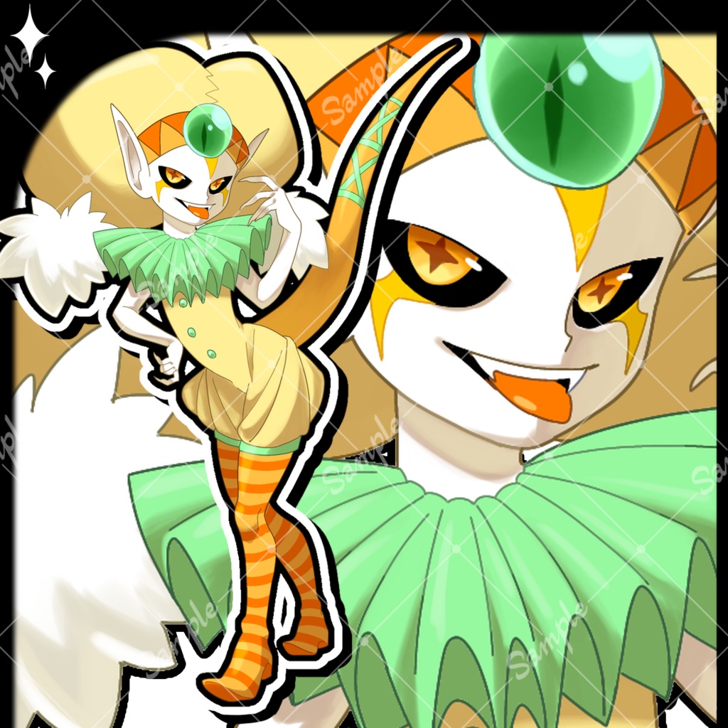 【1点限定】サンダークラウン【表情3種】