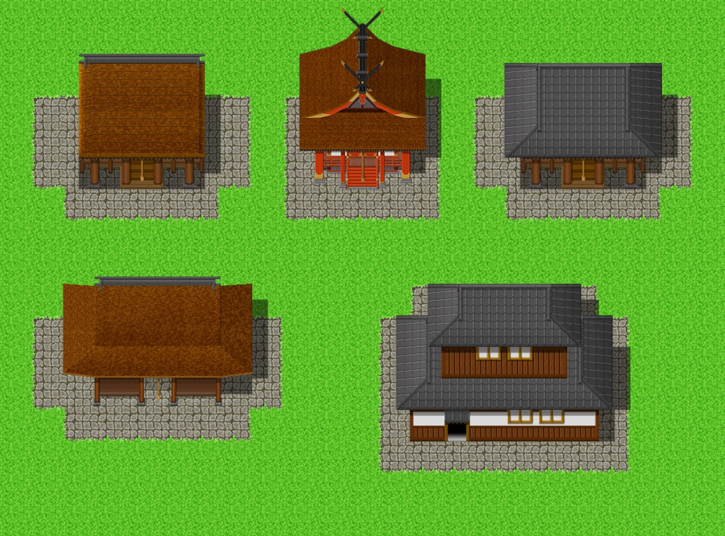 神社仏閣、和室用素材集更新(17.02.23)