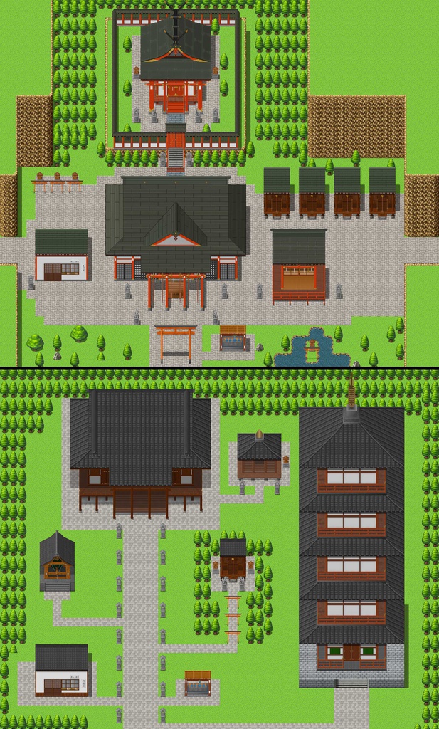 神社仏閣、和室用素材集更新(17.02.23)