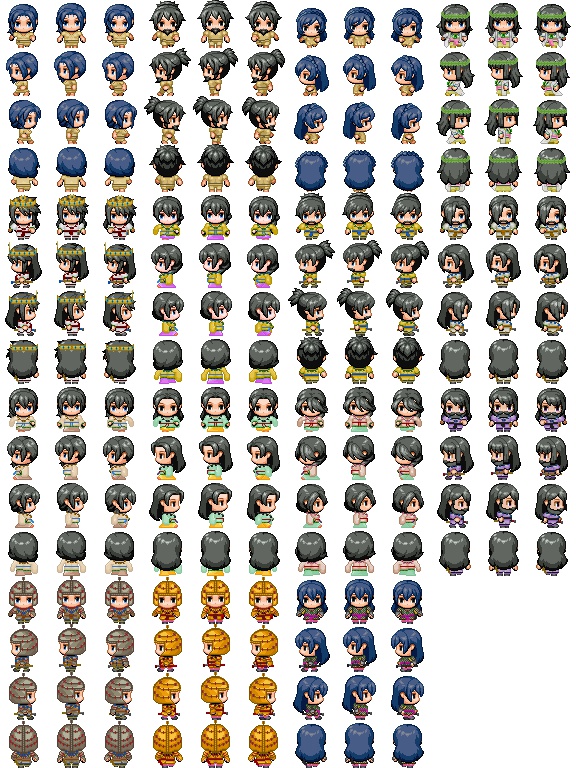 古代日本風タイルセット素材更新(縄文~古墳)(17.03.21)