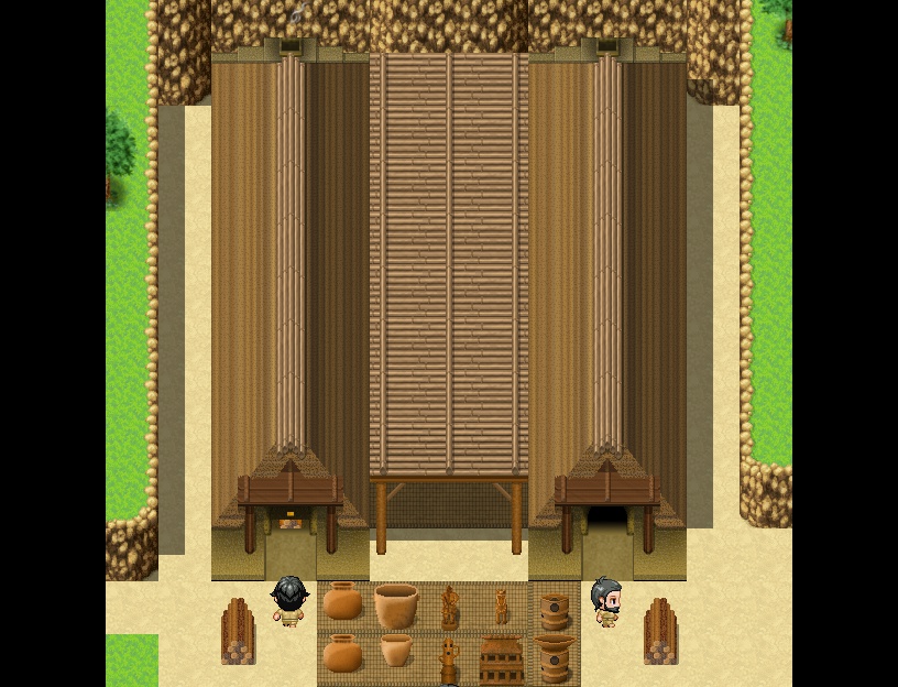 古代日本風タイルセット素材更新(縄文~古墳)(17.03.21)