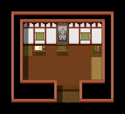 古代寺院風タイルセット素材(17.04.15)