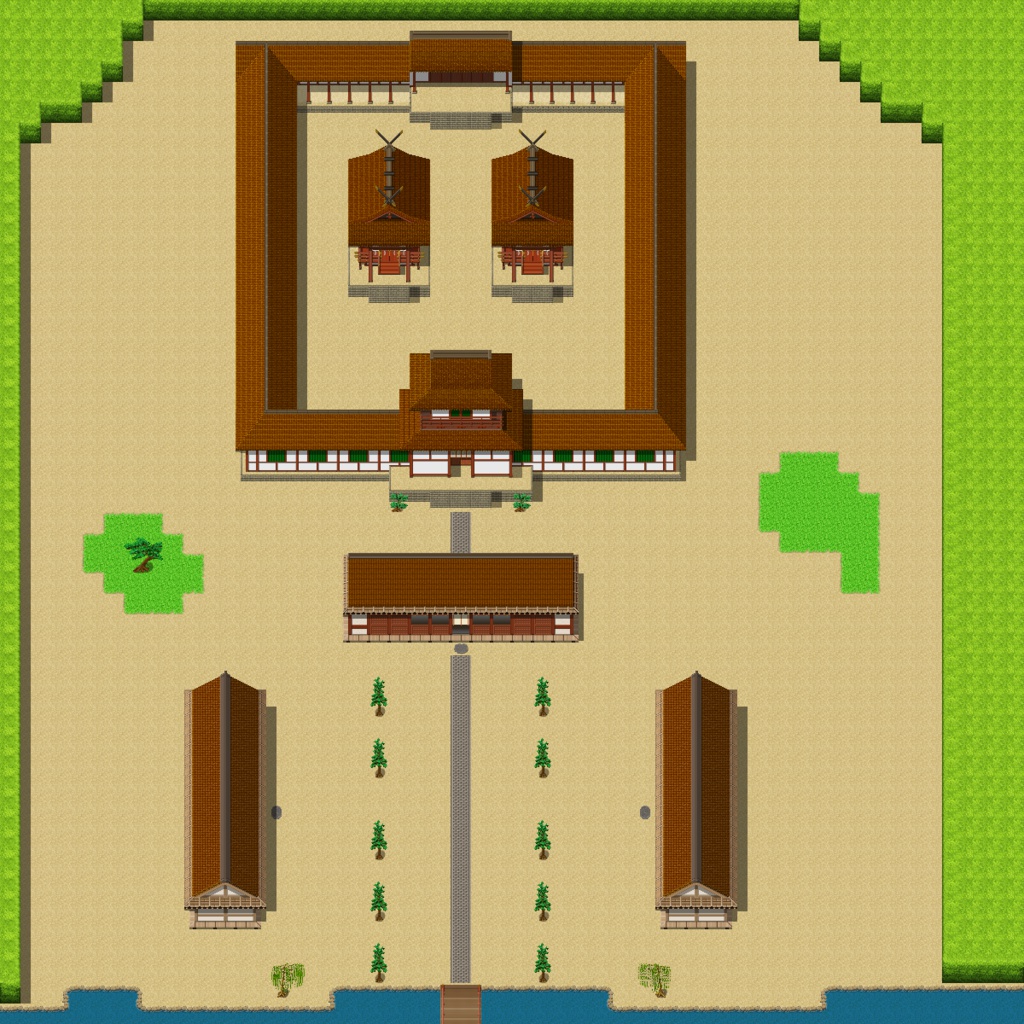 古代日本風タイルセット素材2(飛鳥~奈良)(17.11.12)