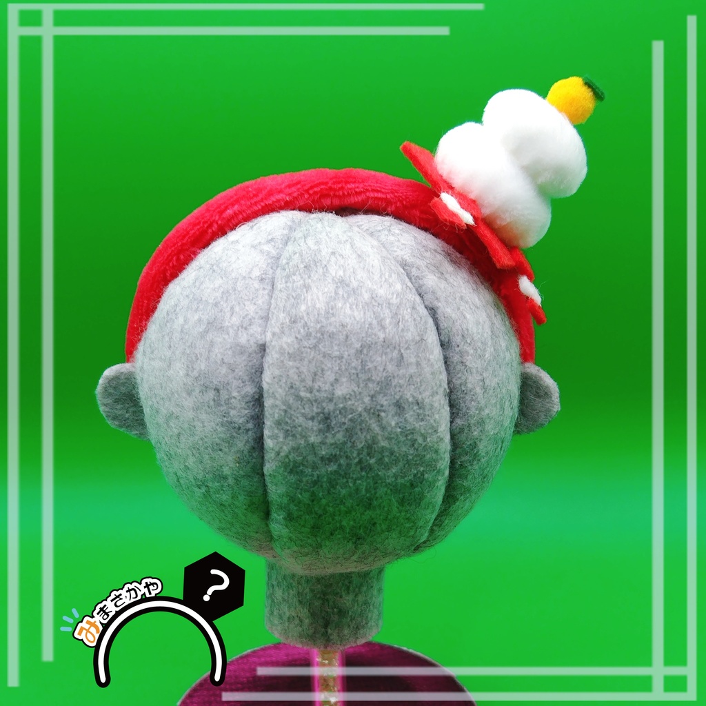 ぬいカチューシャ 鏡もち