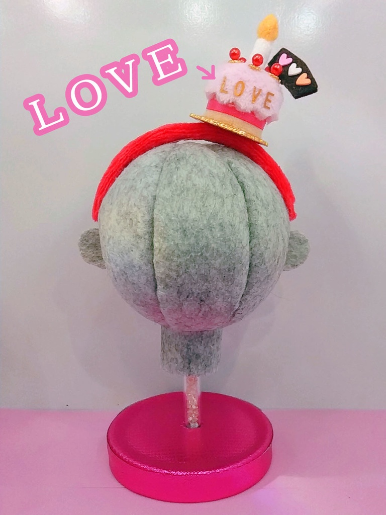 ぬいカチューシャ ケーキ