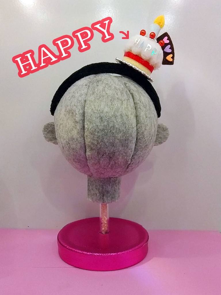 ぬいカチューシャ ケーキ