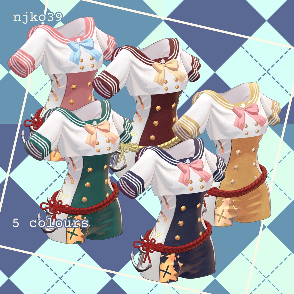 【舞夜 Maya】MARINE Outfit