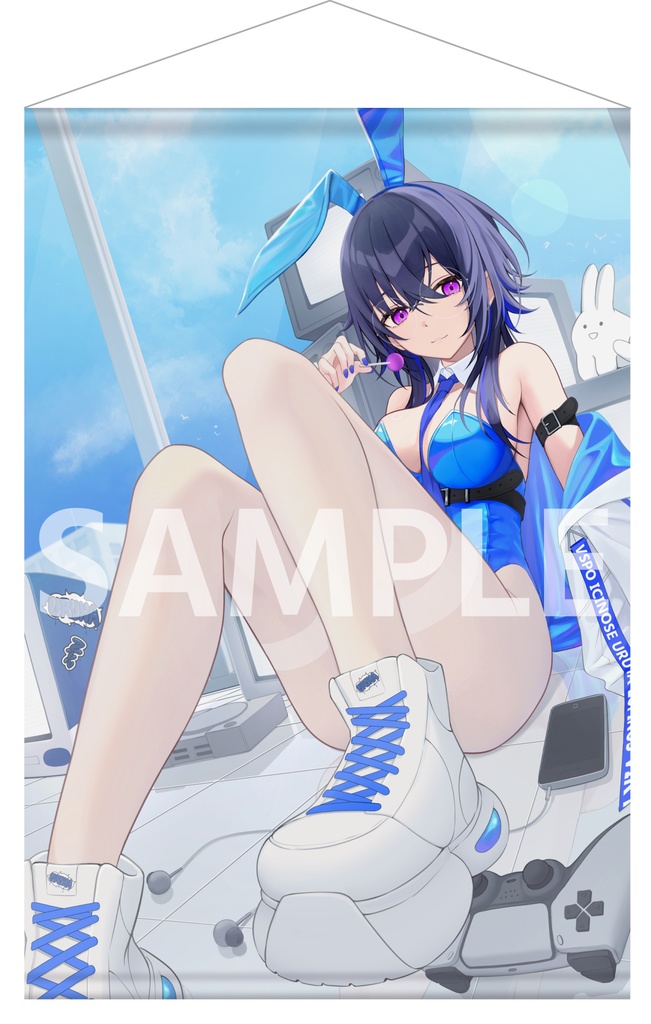 【VGGC11th】B2タペストリー「一ノ瀬うるは」(バニー)【ダブルスエード】