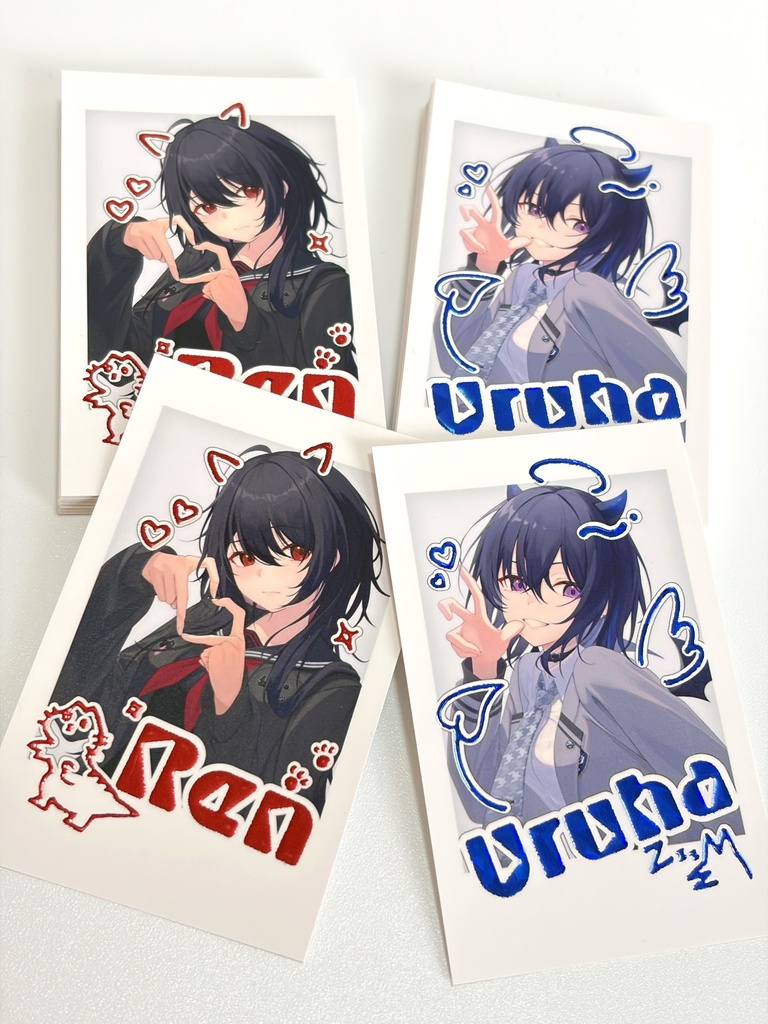 シスル　直筆サイン入りチェキ セット C107 C107】チェキセット「一ノ瀬うるは」「如月れん」 - unio. - BOOTH