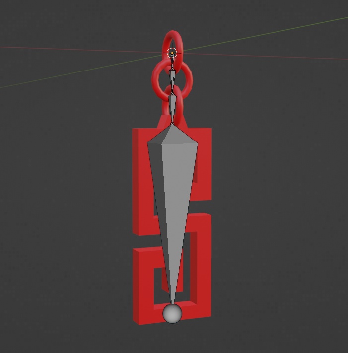 【3Dモデル】雷紋アクセサリー