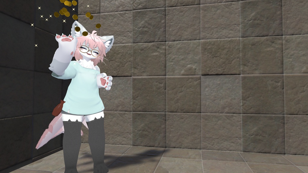 【コインばら撒きギミック】投げ銭【VRChat想定】