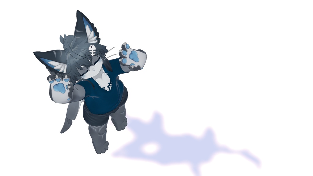 【シャロ対応 シャツ】AM:02-001_Simple Shirt【3Dモデル】