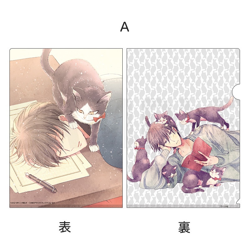 「同居人はひざ、時々、頭のうえ。」A4クリアファイル