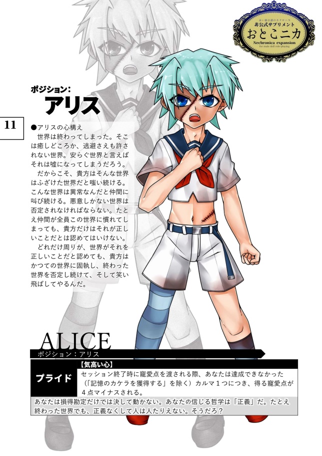 ネクロニカ非公式サプリメント「おとこニカ」