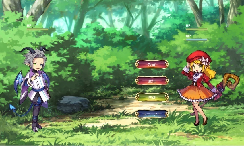 【ティラノスクリプト】RPG風戦闘サンプル