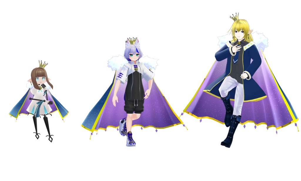 【3Dアクセ】夜空の王子