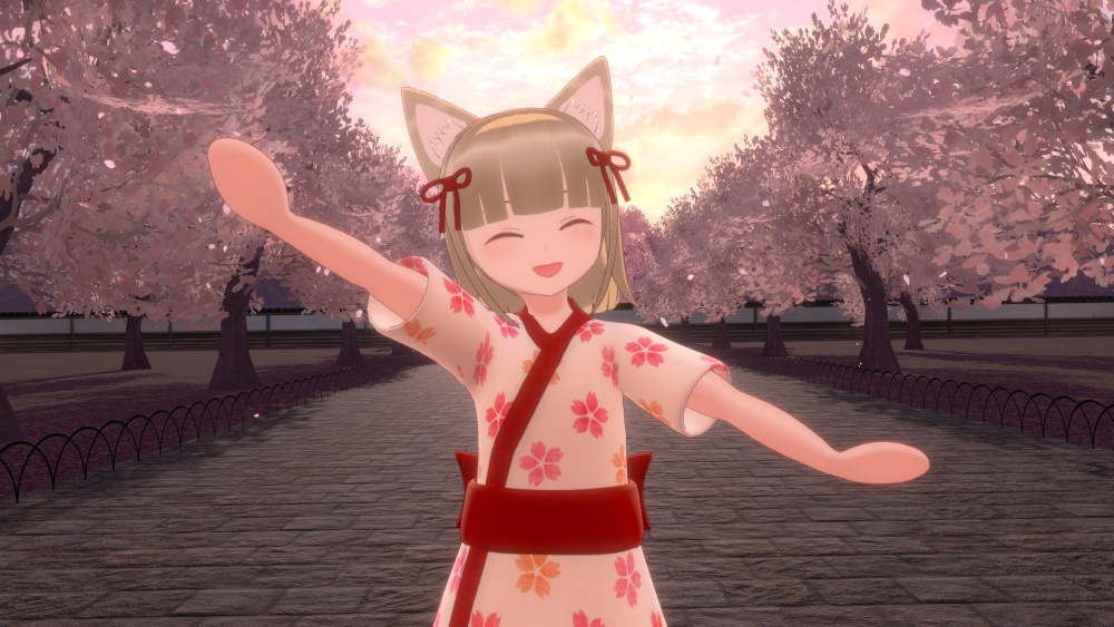 【無料】【オリジナル3Dモデル】子狐兄妹【悠&暦】