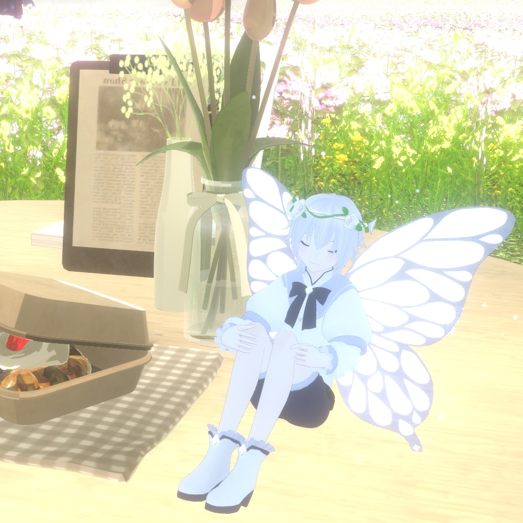 【3Dアクセ】夢幻の渡り蝶