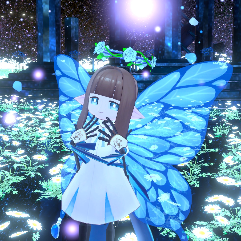 【3Dアクセ】夢幻の渡り蝶
