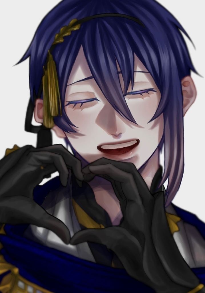 自撮り風イラストカード