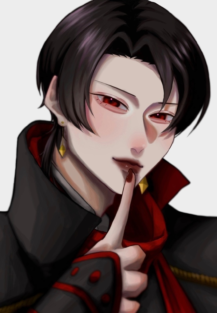 自撮り風イラストカード