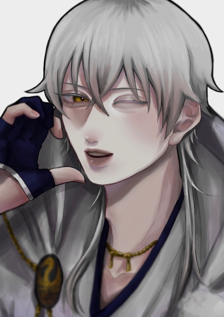 自撮り風イラストカード