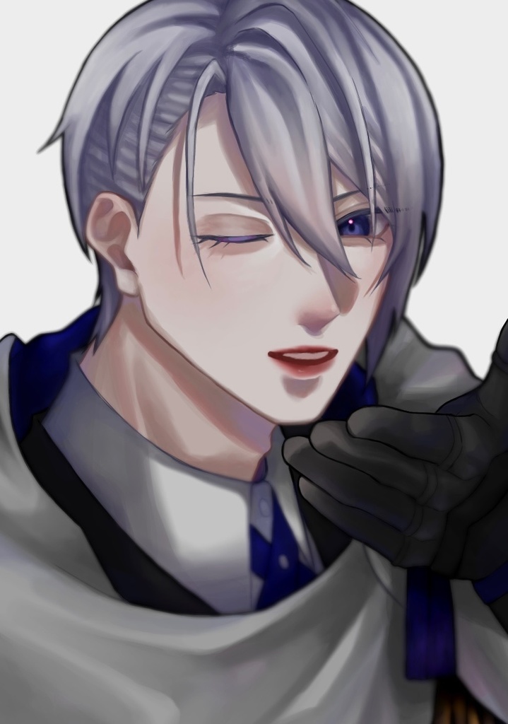 自撮り風イラストカード