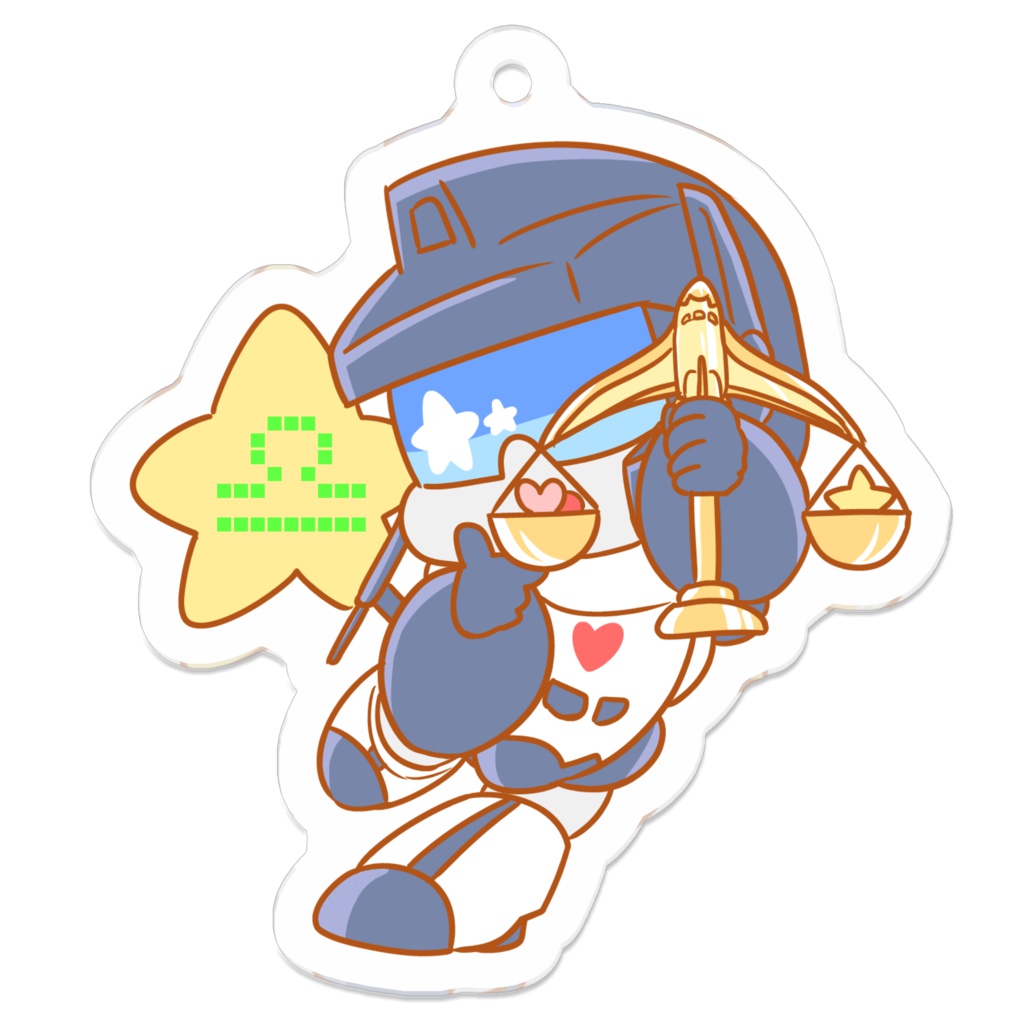 12星座ギャラシャアクキー天秤座