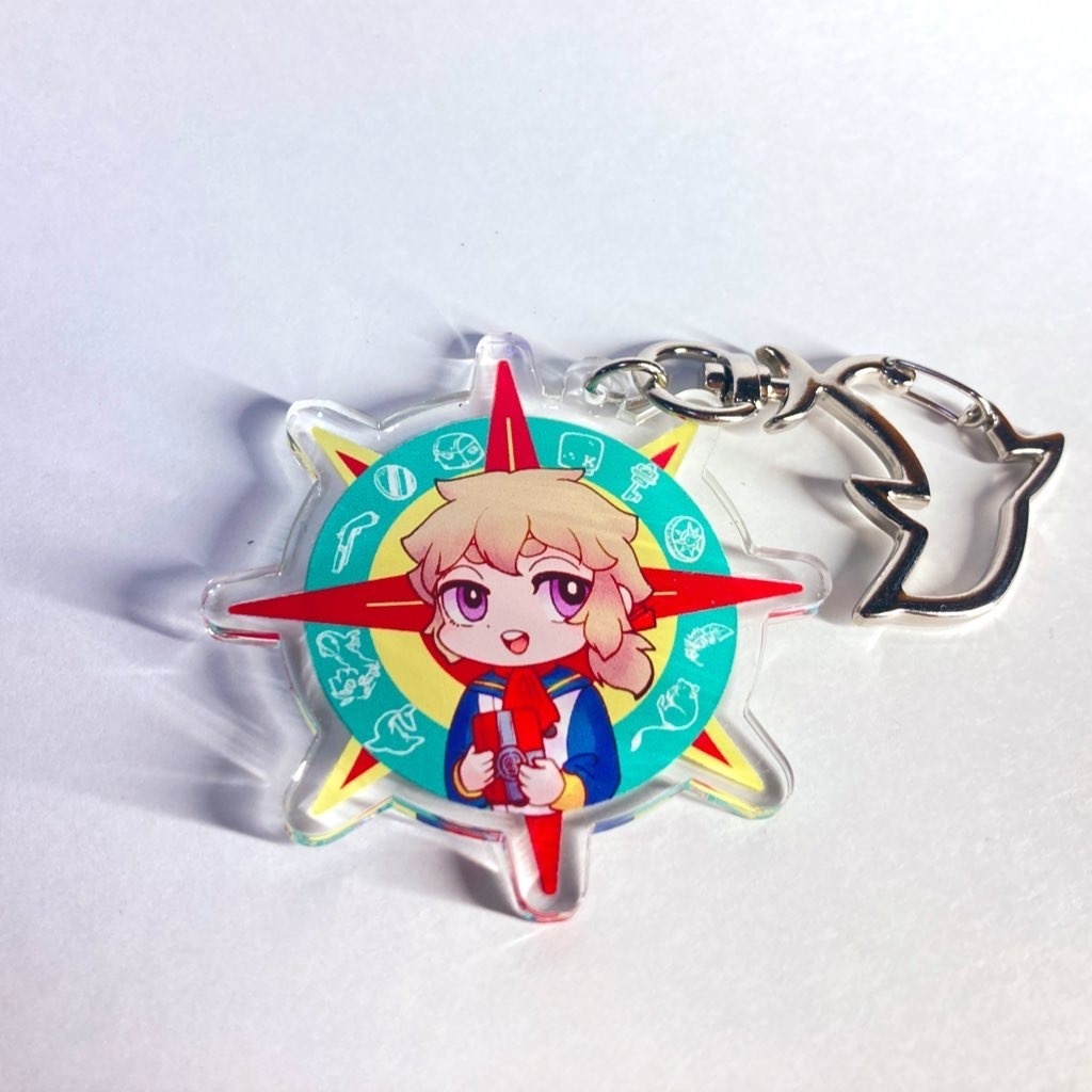 シルクアクリルキーホルダー