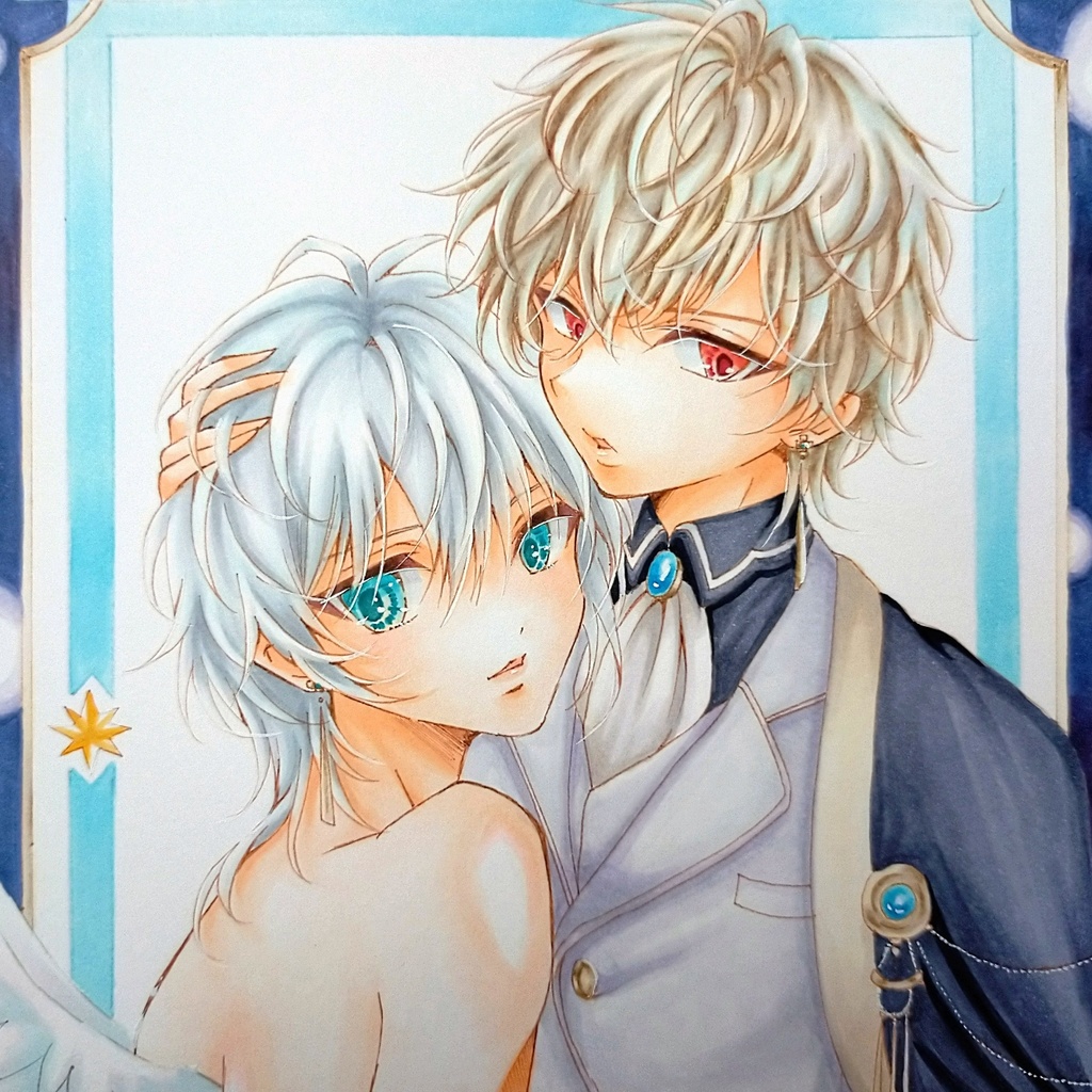 手描きイラスト*オリジナル*男の子*天使の少年