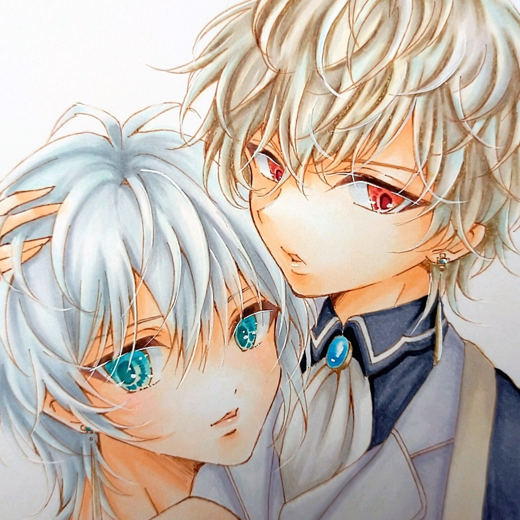 手描きイラスト＊オリジナル＊男の子＊天使の少年