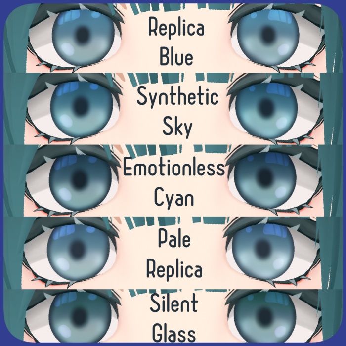 【VRoid向け】ちょっと不穏シリーズ04・瞳テクスチャセット