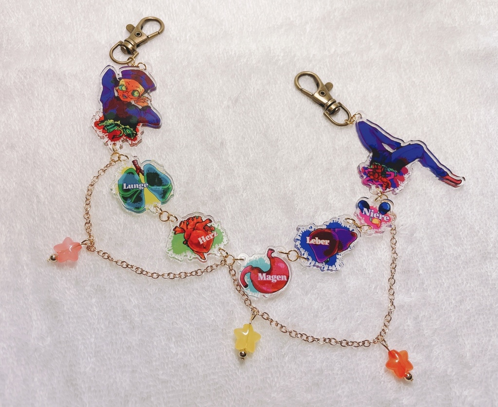 デンタク臓物分裂キーホルダー