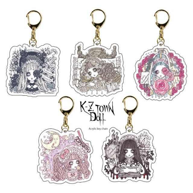 アクリルキーホルダー＊森の中のドールハウス